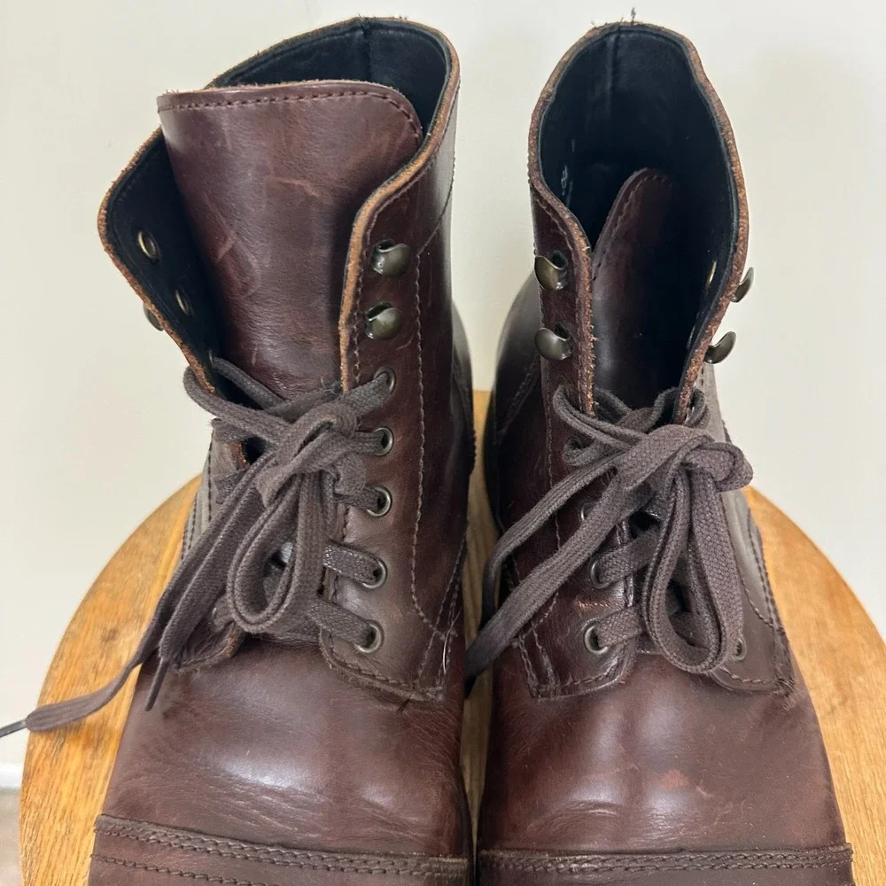 Thursday Boot Company Everyday Mens US 11.5 Captain Boots Brown Leather Ankle